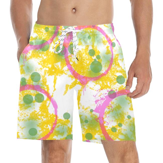 Preview: Badehose mit Hundemotiv Tyson - Badehose, Shorts, Strand, bunt, Swimwear, Bademode, Staffordshire, AmStaff, Staff, Pitbull, Pit, SOKA, Listenhund