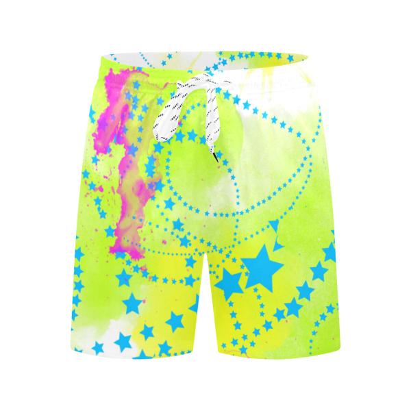 Badehose mit Hundemotiv Amy3 - Badehose, Shorts, Strand, bunt, Swimwear, Bademode, Staffordshire, AmStaff, Staff, Pitbull, Pit, SOKA, Listenhund