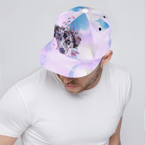 Cap Aussie – Baumwoll-Polyester-Mix, verstellbar, Unisex, One Size, bunt, Mischling, Mix, Australian Shepherd