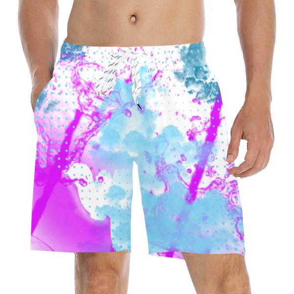 Badehose mit Hundemotiv Boogie - Badehose, Shorts, Strand, bunt, Swimwear, Bademode, Staffordshire, AmStaff, Staff, Pitbull, Pit, SOKA, Listenhund
