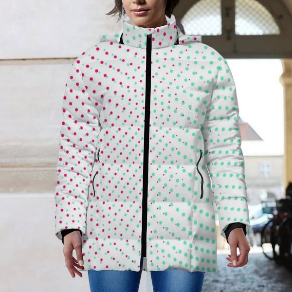 Warme Winterjacke mit Hundemotiv Bootsmann – Popart Hundemotiv, 96% Polyester, 4% Spandex Unisex, bunt, Größe S-6XL, Schäferhund Mix, Mischling