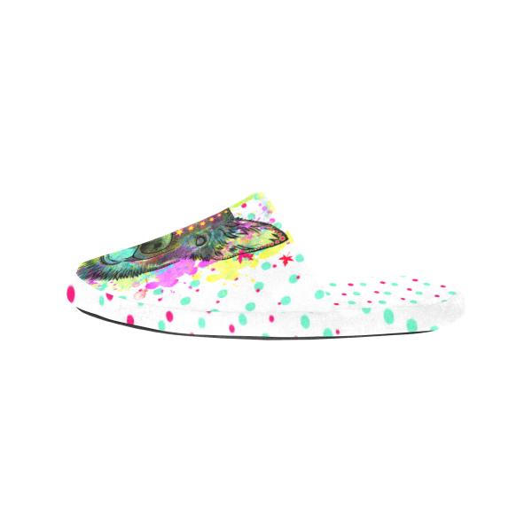 Hauspuschen Hundemotiv Bootsmann - Hausschuhe, Pantoffeln, Unisex, Grösse 35-43, bunt, Mischling, Mix, Deutscher Schäferhund