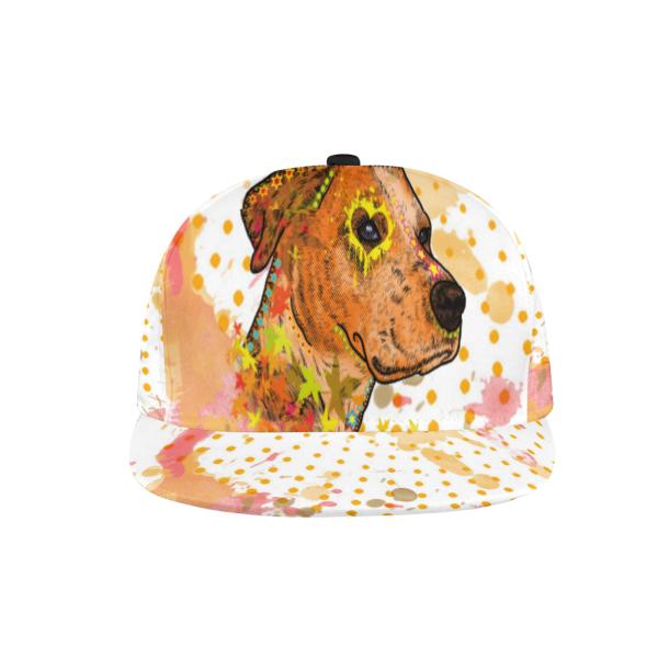 Cap Bumsi – Baumwoll-Polyester-Mix, verstellbar, Unisex, One Size, bunt, Mischling, Mix, AmStaff, Staff, Staffordshire, Pitbull, Pit, SOKA, Listenhund