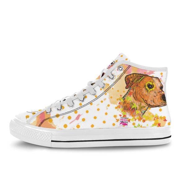 Sneaker mit Hundemotiv Bumsi - Turnschuh, Sportschuh, bunt, Unisex, Grösse 36-46, Mischling, Mix, Staffordshire, AmStaff, Staff, SOKA, Listenhund