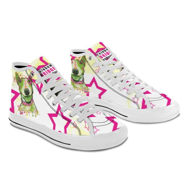 Sneaker mit Hundemotiv Bärbel - Turnschuh, Sportschuh, bunt, Unisex, Grösse 36-46, Mischling, Mix, SOKA, Listenhund, Bulllterrier, Bulli