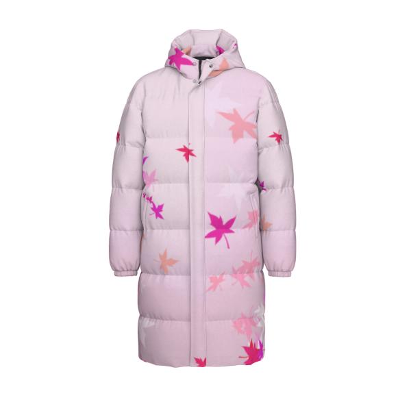 Warme Wintermantel mit Hundemotiv Calli Callmund – Popart Hundemotiv, 90% Daunen, 10% Federn, bunt, stylisch, AmStaff, Staff, Staffordshire, Pitbull, Pit, Soka, XXL Bulli, Größe XS- 4XL