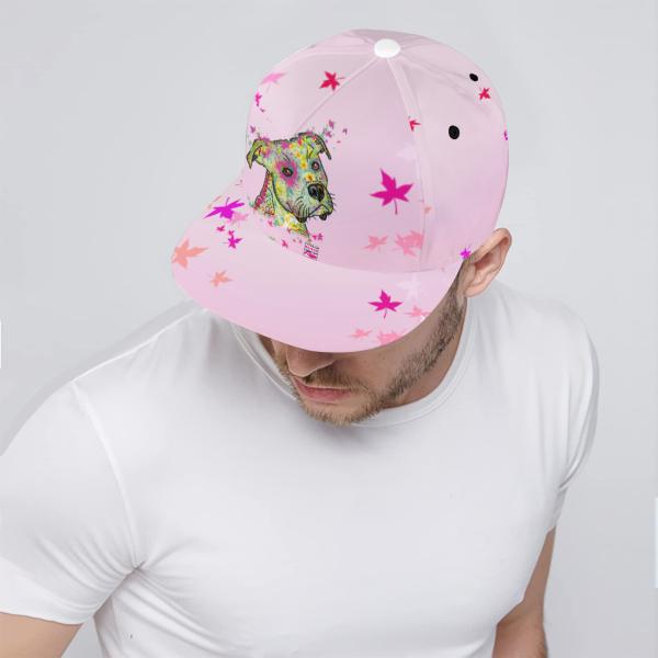 Cap Calli – Baumwoll-Polyester-Mix, verstellbar, Unisex, One Size, bunt, AmStaff, Staff, Staffordshire, Pitbull, Pit, XXL Bully