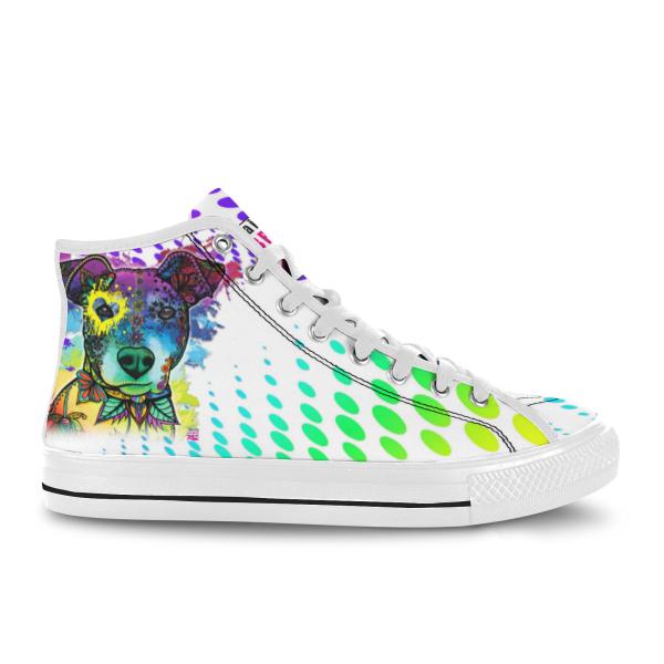 Sneaker mit Hundemotiv Chiquito - Turnschuh, Sportschuh, bunt, Unisex, Grösse 36-46, Mischling, Mix, Ratonero Bodeguero Andaluz