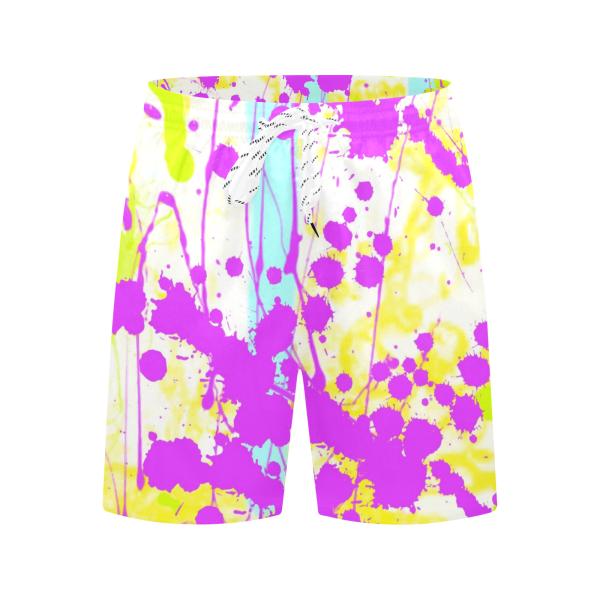 Badehose mit Hundemotiv Cindy - Badehose, Shorts, Strand, bunt, Swimwear, Bademode, Mix, Mischling, Englische Bulldogge, Bully