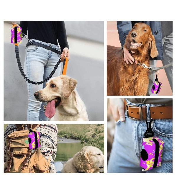 Kack & Pack mit Hundemotiv Cindy - Hundekottütentasche, Hundekotbeutelhalter, bunt, Polyster, Mischling, Mix, Englische Bulldogge, Bull