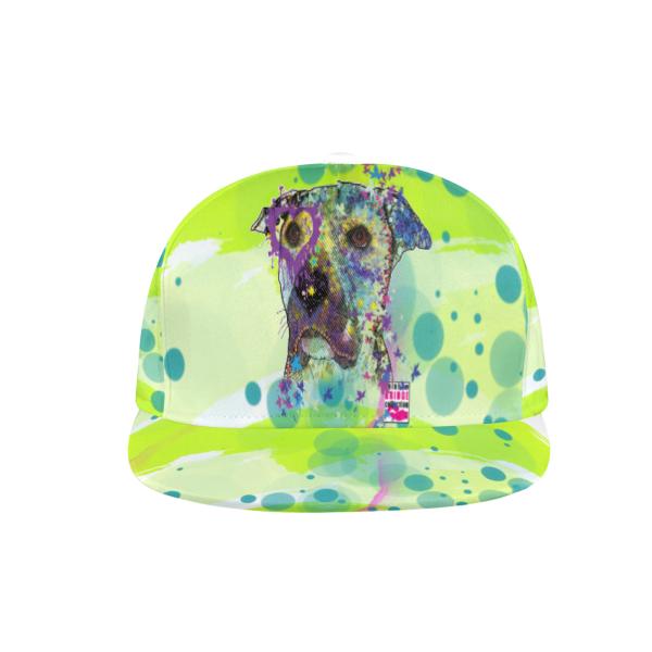 Cap Dio – Baumwoll-Polyester-Mix, verstellbar, Unisex, One Size, bunt, AmStaff, Staff, Staffordshire, Pitbull, Pit