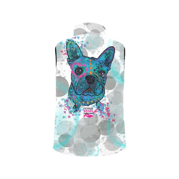 Weste mit Hundemotiv Elli - 100 % Polyester, Wattiertes Futter, Ärmellos, bunt, Hundemotiv, Französische Bulldogge, Bully