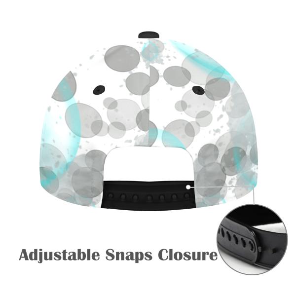 Trendige Damen & Herren Baseball Cap | Streetwear & Streetstyle Mütze mit bunten Hundemotiven der Rassen American Staffordshire Terrier, AmStaff, Staff, Staffi, Pitbull Terrier, Pit, Piti, Mischling, Mix, SOKA, Listenhund