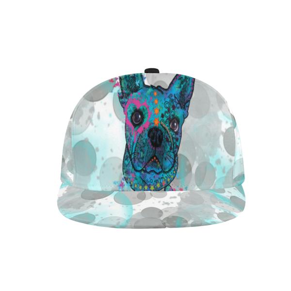 Trendige Damen & Herren Baseball Cap | Streetwear & Streetstyle Mütze mit bunten Hundemotiven der Rassen American Staffordshire Terrier, AmStaff, Staff, Staffi, Pitbull Terrier, Pit, Piti, Mischling, Mix, SOKA, Listenhund