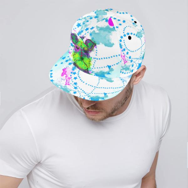 Cap Fido – Baumwoll-Polyester-Mix, verstellbar, Unisex, One Size, bunt, Mix, Schnauzer, Zwergschnauzer