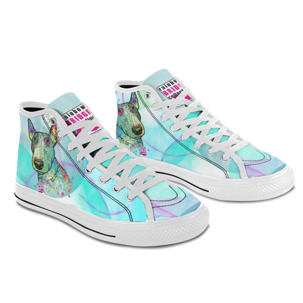 Sneaker mit Hundemotiv Kalli - Turnschuh, Sportschuh, bunt, Unisex, Grösse 36-46, Mischling, Mix, SOKA, Listenhund, Bulllterrier, Bulli,