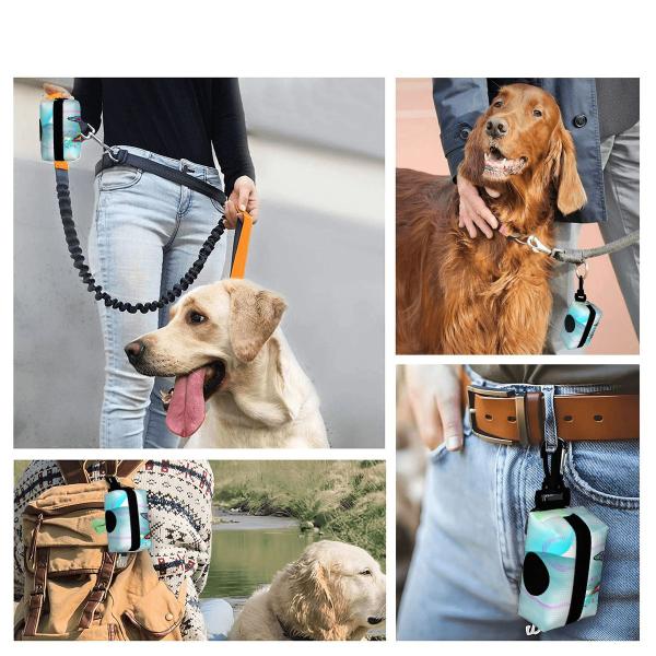 Kack & Pack mit Hundemotiv Kalli - Hundekottütentasche, Hundekotbeutelhalter, bunt, Polyster, Bullterrier, Bulli, SOKA, Listenhund, Mischling, Mix