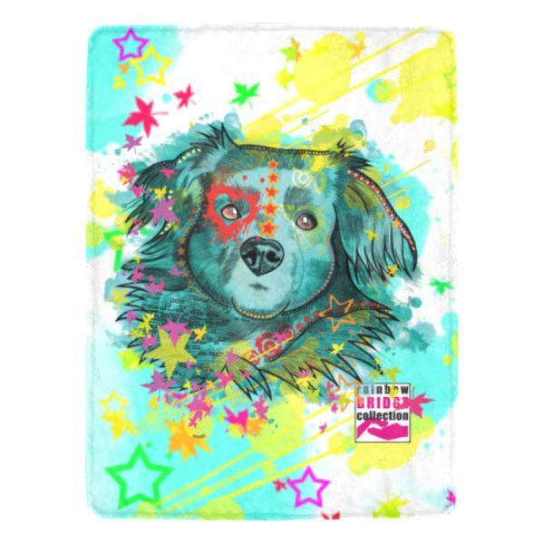 Decke Krümel -  Fleecedecke, kuschlig, weich, bunt, Motive in Digitaler Popart, 152cm x 203cm, bunt, Mix, Chihauhau