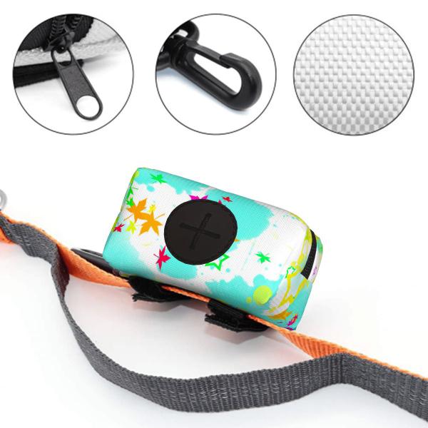 Kack & Pack mit Hundemotiv Krümel - Hundekottütentasche, Hundekotbeutelhalter, bunt, Polyster, Mischling, Mix, Chihauhau