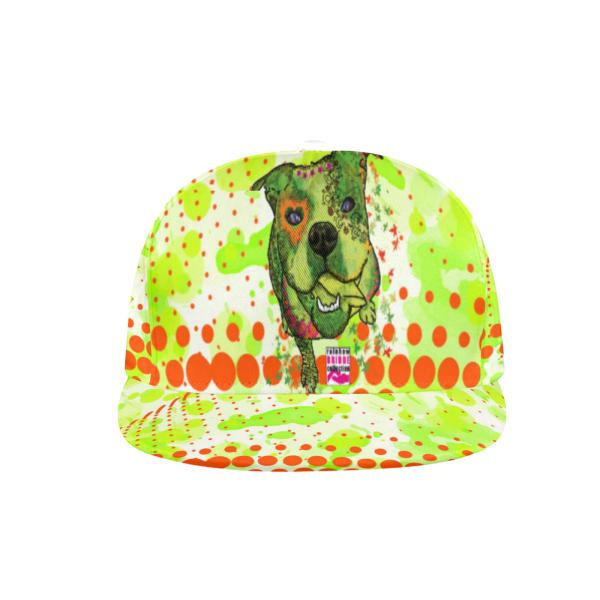 Cap Lani – Baumwoll-Polyester-Mix, verstellbar, Unisex, One Size, bunt, Mischling, Mix, Englische Bulldogge, Bully