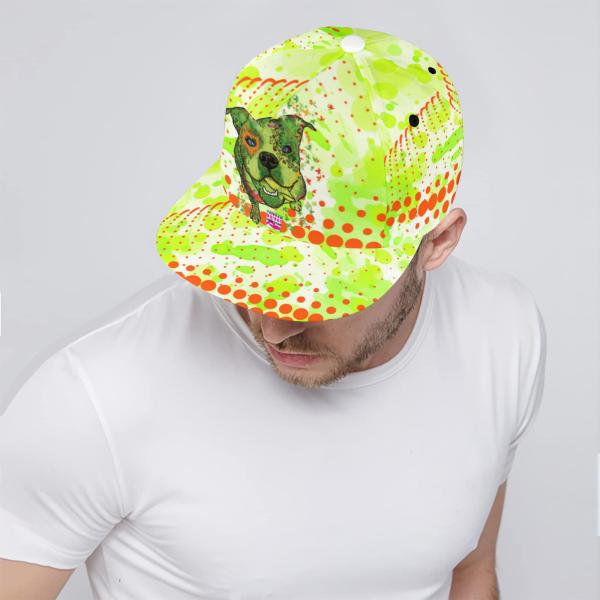 Cap Lani – Baumwoll-Polyester-Mix, verstellbar, Unisex, One Size, bunt, Mischling, Mix, Englische Bulldogge, Bully