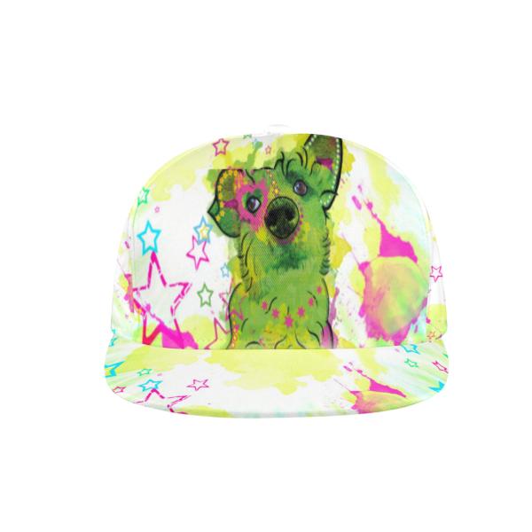 Cap Luna - Baumwoll-Polyester-Mix, verstellbar, Unisex, One Size, bunt, Mischling, Mix, Strassenhund