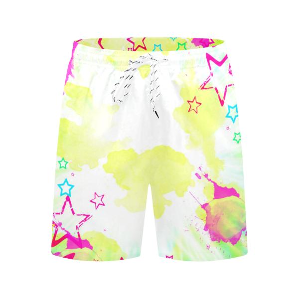 Badehose mit Hundemotiv Luna - Badehose, Shorts, Strand, bunt, Swimwear, Mischling, Mix, Strassenhund