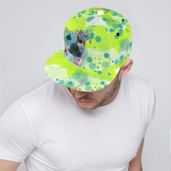 Cap Mojito – Baumwoll-Polyester-Mix, verstellbar, Unisex, One Size, bunt, AmStaff, Staff, Staffordshire, Pitbull, Pit