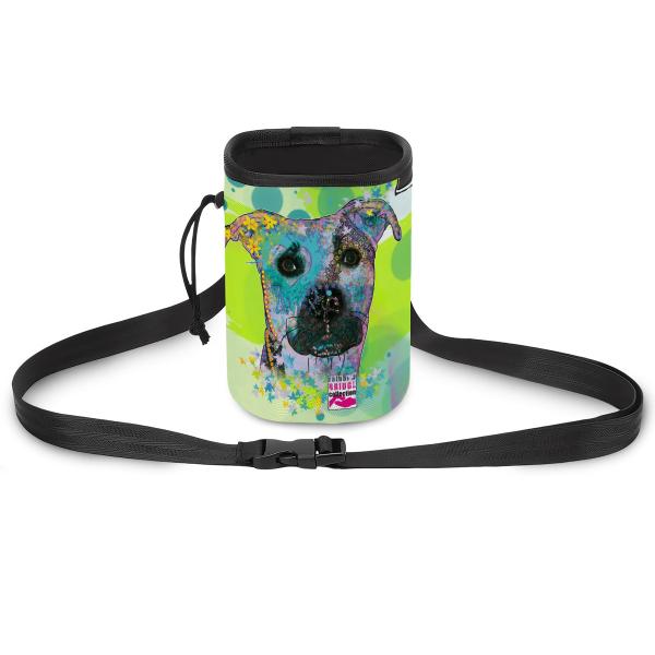 NomNom Bag Mojito - Leckerchenbeutel, Leckerli, Futterbeutel, bunt, Oxfordstoff, AmStaff, Staffordshire, Pit, Pitbull, SOKA, Listenhund