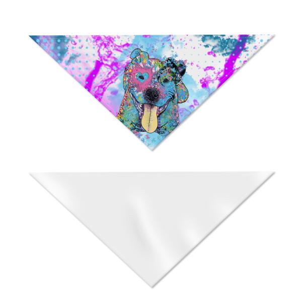 Hunde Bandana, Halstuch für Hunde, mit buntem Hundemotiv Momo