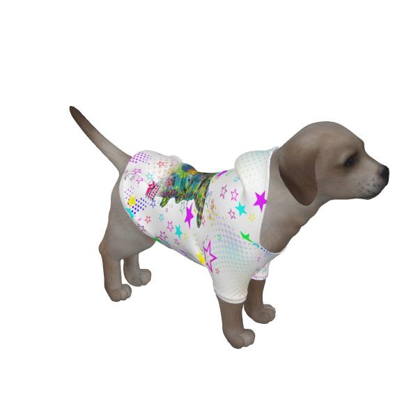 Hunde Hoodie, Pullover für Hunde, mit buntem Hundemotiv Motte2
