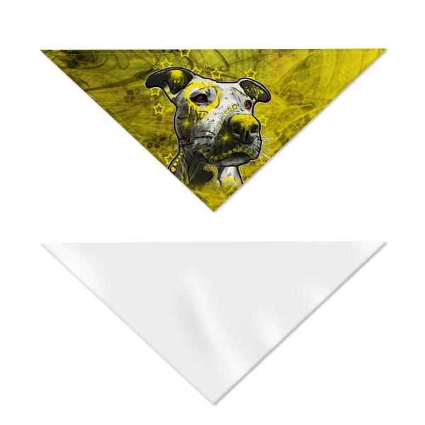 Hunde Bandana, Halstuch für Hunde, mit buntem Hundemotiv Motte1