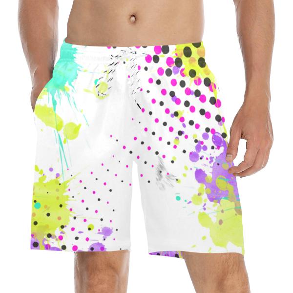 Badehose mit Hundemotiv Mäusi - Badehose, Shorts, Strand, bunt, Swimwear, Bademode, Staffordshire, AmStaff, Staff, Pitbull, Pit, SOKA, Listenhund