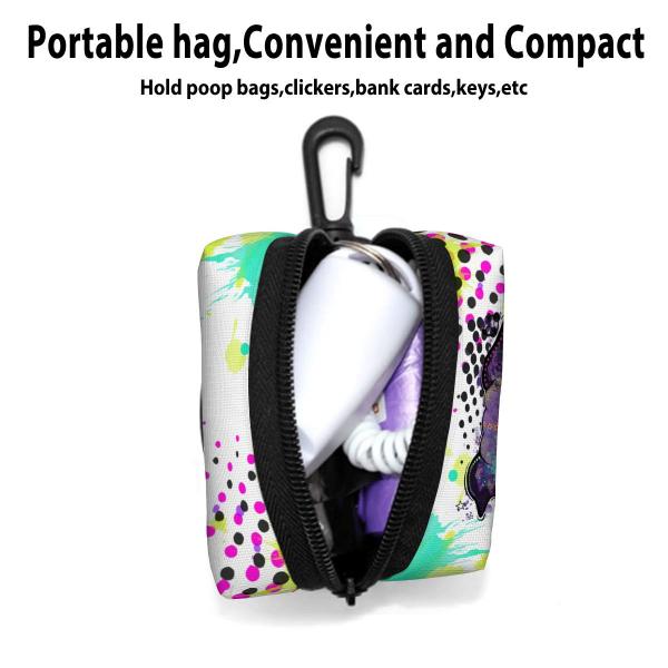 Kack & Pack mit Lieblingsmotiv von RBC - Hundekottütentasche, Hundekotbeutelhalter, bunt, Polyster