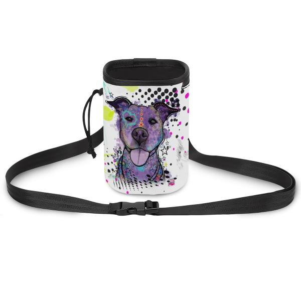 NomNom Bag Mäusi - Leckerchenbeutel, Leckerli, Futterbeutel, bunt, Oxfordstoff, AmStaff, Staffordshire, Pit, Pitbull, SOKA, Listenhund