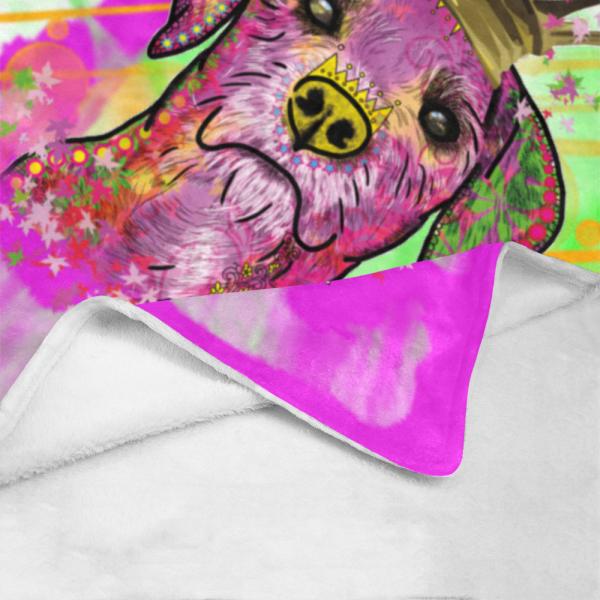 Decke Otis -  Fleecedecke, kuschlig, weich, bunt, Motive in Digitaler Popart, 152cm x 203cm, bunt, Mischling, Mix