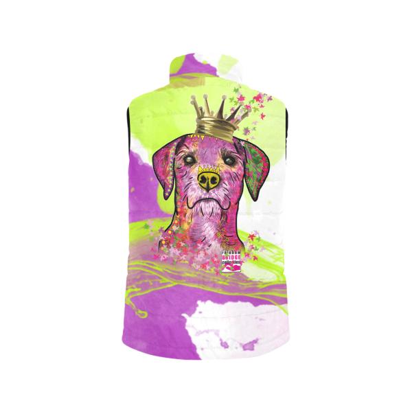 Weste mit Hundemotiv Otis - 100 % Polyester, Wattiertes Futter, Ärmellos, bunt, Hundemotiv, Strassenhunde, Mischling, Mix