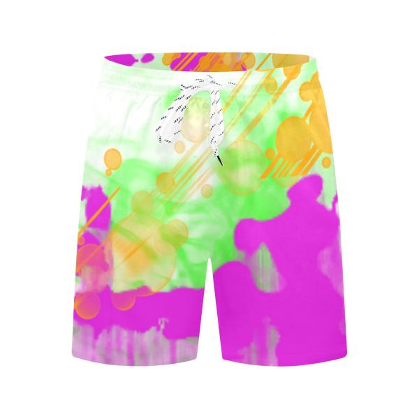Badehose mit Hundemotiv Otis - Badehose, Shorts, Strand, bunt, Swimwear, Mischling, Mix, Strassenhund