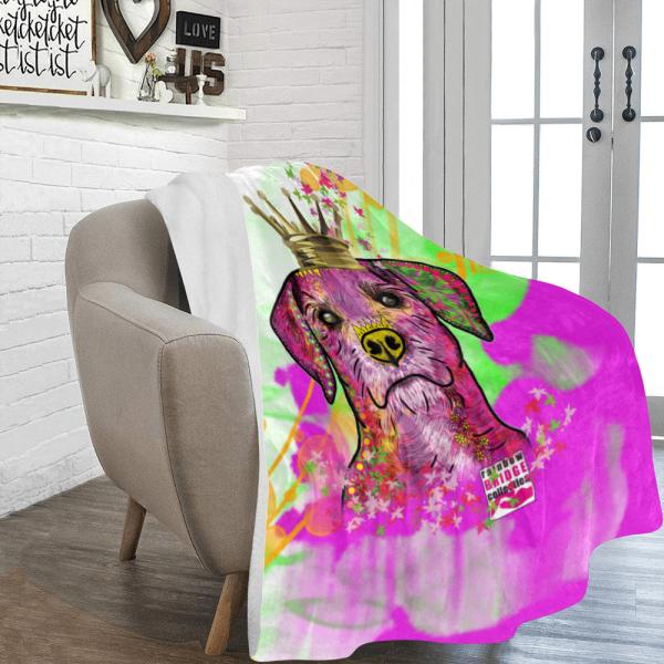 Decke Otis -  Fleecedecke, kuschlig, weich, bunt, Motive in Digitaler Popart, 152cm x 203cm, bunt, Mischling, Mix