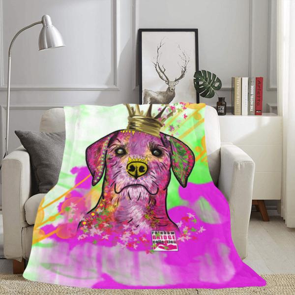 Decke Otis -  Fleecedecke, kuschlig, weich, bunt, Motive in Digitaler Popart, 152cm x 203cm, bunt, Mischling, Mix