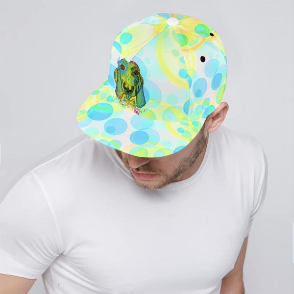 Cap Paolo – Baumwoll-Polyester-Mix, verstellbar, Unisex, One Size, bunt, Mischling, Mix, Basset Hound