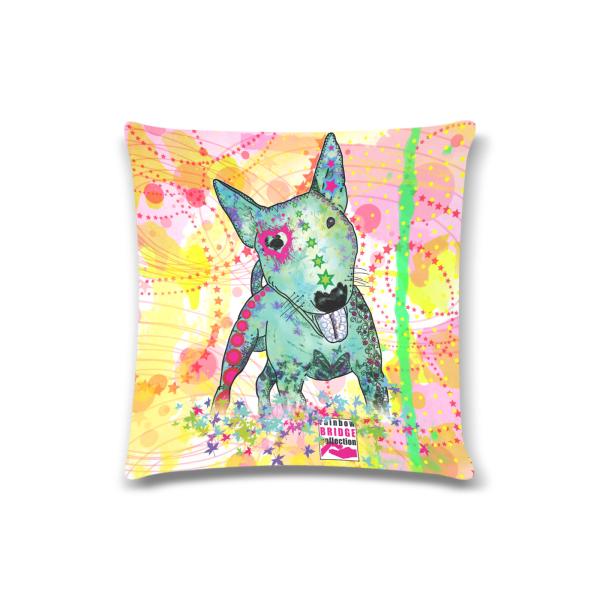 Sofakissen-Bezug Paul- Popart Hundeporträt, 50x50 cm, Baumwolle & Polyester, beidseitig bedruckt, waschbar - Kopie