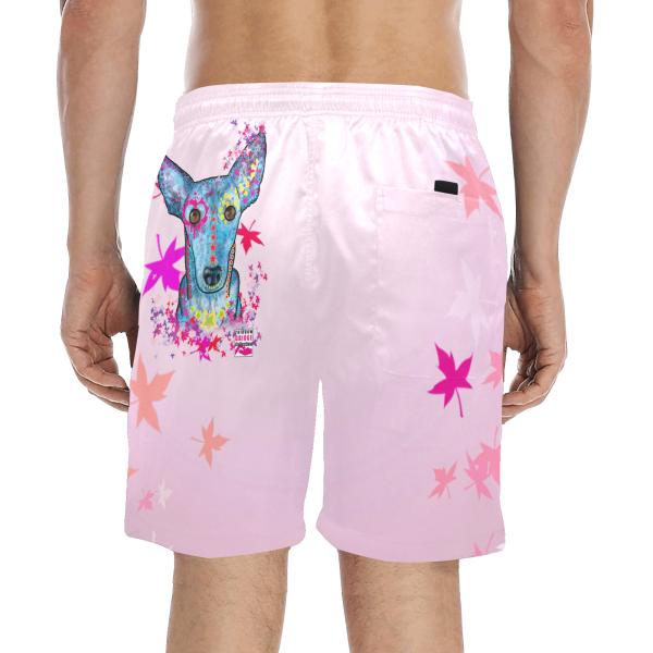 Badehose mit Hundemotiv Princessa - Badehose, Shorts, Strand, bunt, Swimwear, Bademode, Windhunde, Mix, Mischling