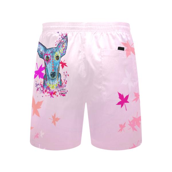 Badehose mit Hundemotiv Princessa - Badehose, Shorts, Strand, bunt, Swimwear, Bademode, Windhunde, Mix, Mischling