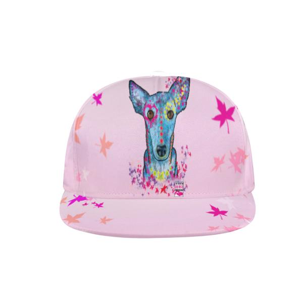 Cap Princessa - Baumwoll-Polyester-Mix, verstellbar, Unisex, One Size, bunt, Mischling, Mix, Windhund, Podenco