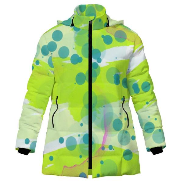 Warme Winterjacke mit Hundemotiv Rex2 – Popart Hundemotiv, 96% Polyester, 4% Spandex Unisex, bunt, Größe S-6XL, Mischling, Mix, Mops