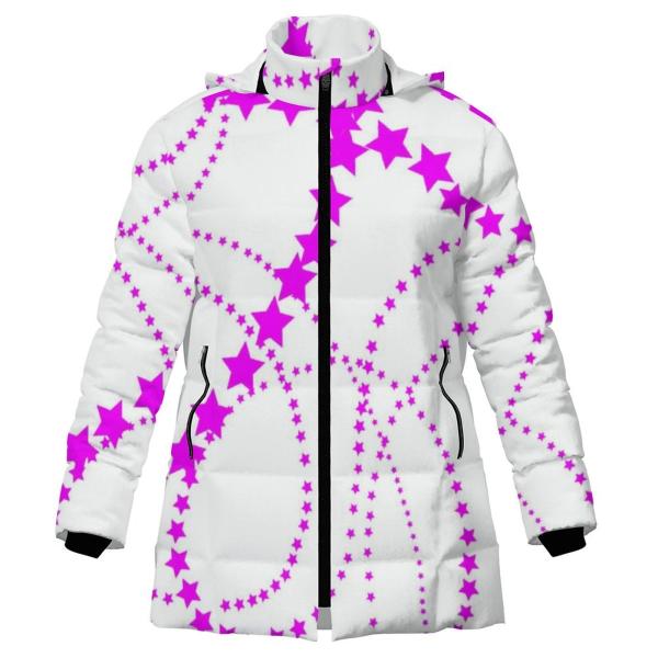 Warme Winterjacke mit Hundemotiv Roxy – Popart Hundemotiv, 96% Polyester, 4% Spandex Unisex, bunt, Größe S-6XL, Mix, Mischling, Bullterrier, Bulli, Mini Bullterrier