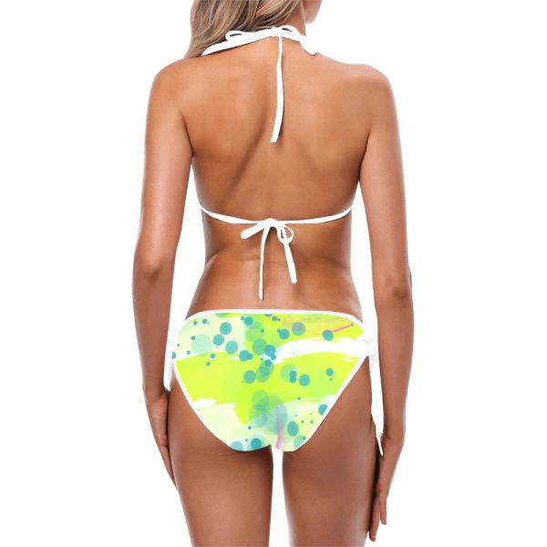 Bikini mit Hundemotiv Sancho -Triangel Bikini, Größen S-5XL, 85% Polyester, 15% Spandex, Bunt, Amstaff, Staff, Staffordshire