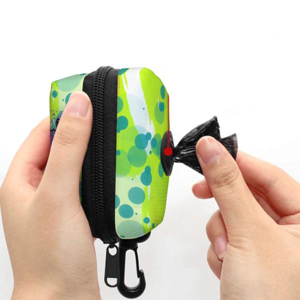 Kack & Pack mit Hundemotiv Sancho - Hundekottütentasche, Hundekotbeutelhalter, bunt, Polyster, Amstaff, Staff, Staffordshire, SOKA, Listenhund, Mischling, Mix