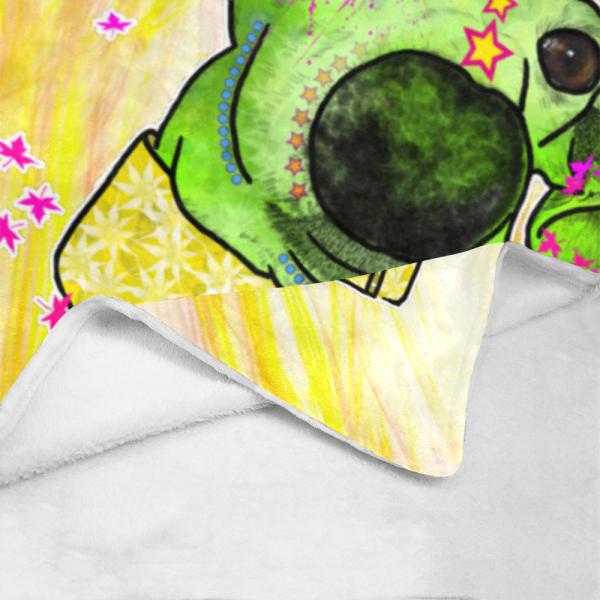 Decke Sienna -  Fleecedecke, kuschlig, weich, bunt, Motive in Digitaler Popart, 152cm x 203cm, bunt, Windhunde, Podenco, Mix, Sienna